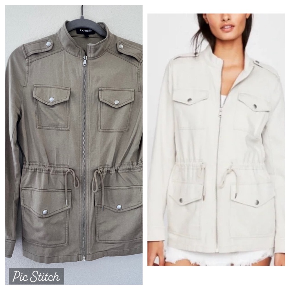 EXPRESS MILITARY Twill 4-Pocket Jacket